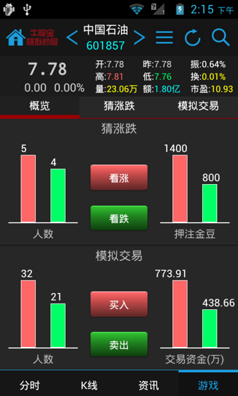 模拟炒股手机游戏软件，体验股市风云的新方式